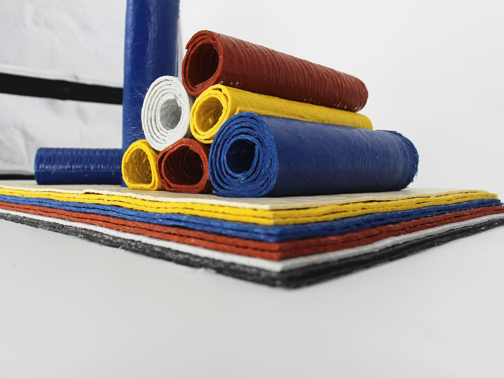 SMC sheet molding compound samples